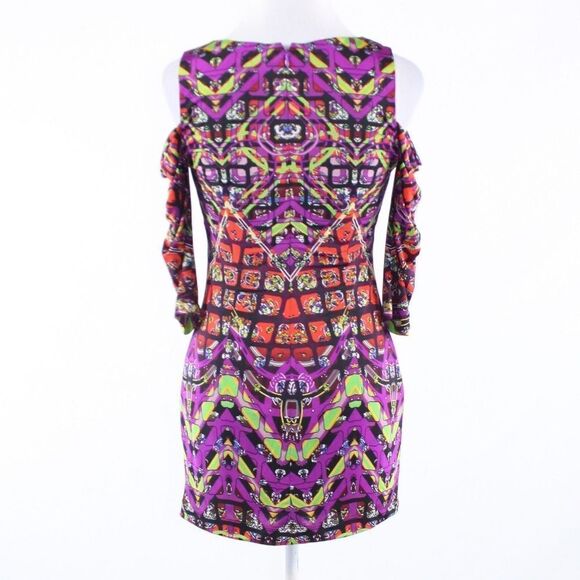 Etcetera purple bodycon dress 0 - Picture 7 of 8